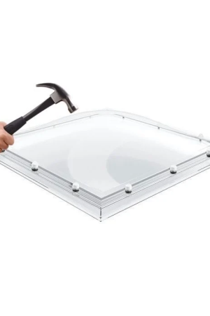 Alleen Vandaag Lichtkoepel 50x50cm PC bolvormig 2-wandig helder Goedlicht